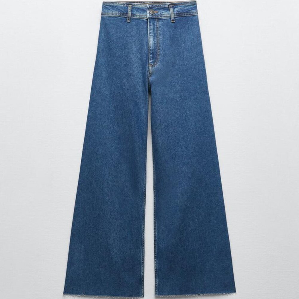 Zara Marine Jeans Blue Wash Size 4 NWOT